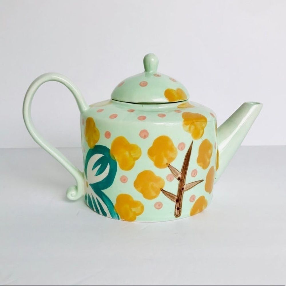 Vintage Hand Painted Tea Pot by Magenta